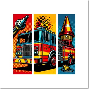 Fire Truck Posters and Art